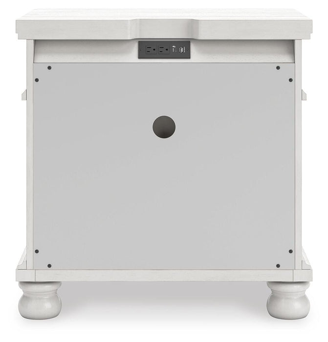 Rowlenstown Queen Poster Bed, Dresser, Mirror and Nightstand
