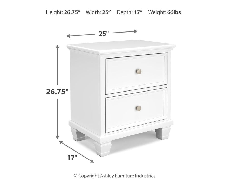 Fortman Full Panel Storage Bed, Dresser, Mirror and Nightstand