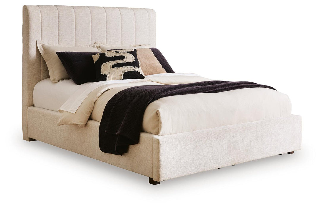 Shoralli Queen Upholstered Storage Bed