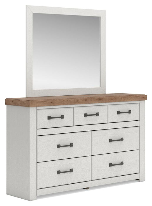 Savonport King Panel Bed, Dresser, Mirror, Chest and Nightstand
