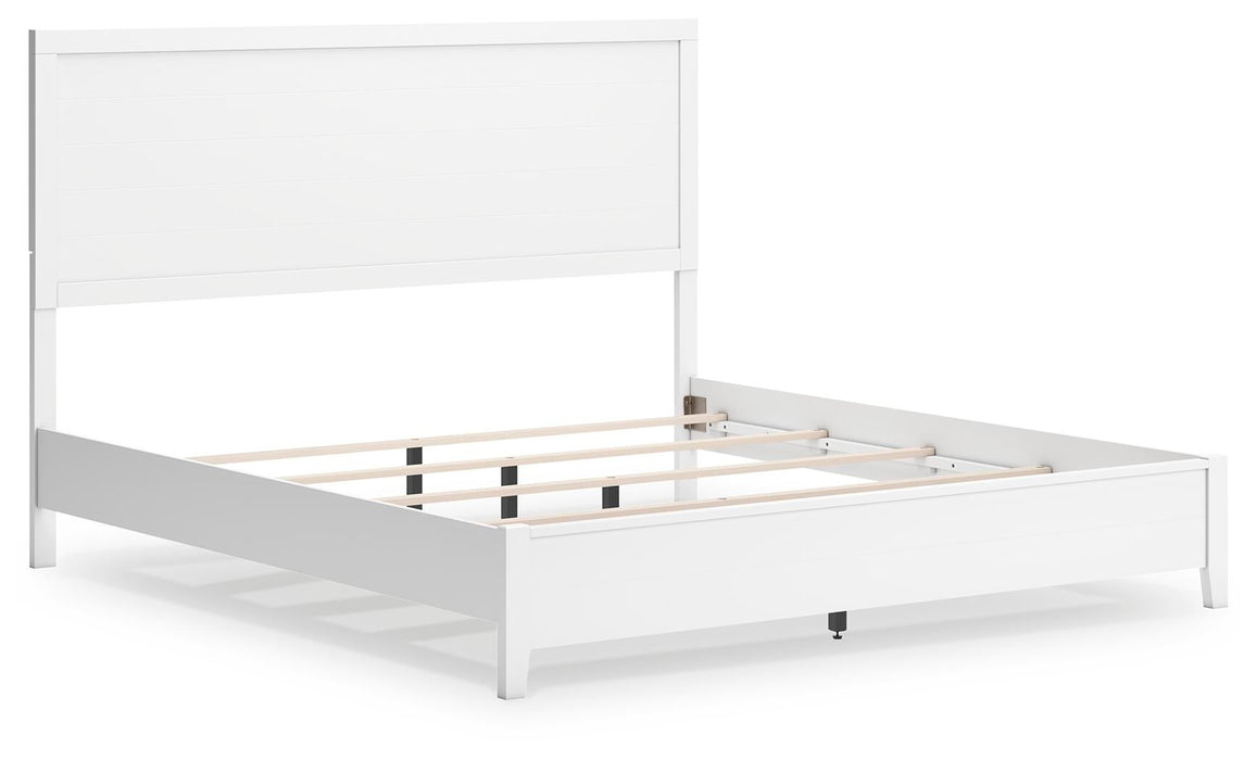 Binterglen King Panel Bed, Dresser, Mirror, Chest and Nightstand