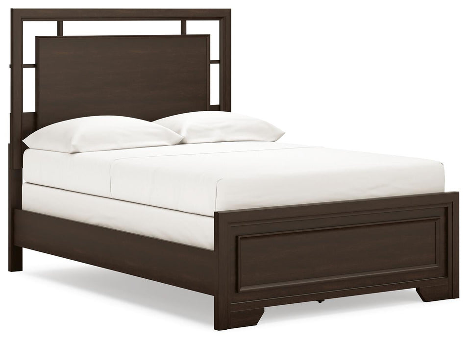 Covetown Full Panel Bed, Dresser, Mirror, Chest and Nightstand