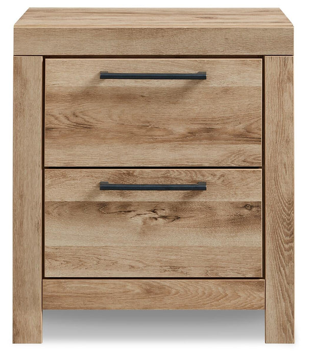 Hyanna Queen Panel Bed, Dresser, Mirror and Nightstand