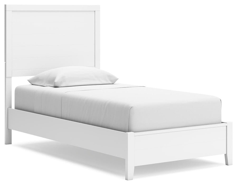 Binterglen Twin Panel Bed, Dresser, Mirror, Chest and Nightstand