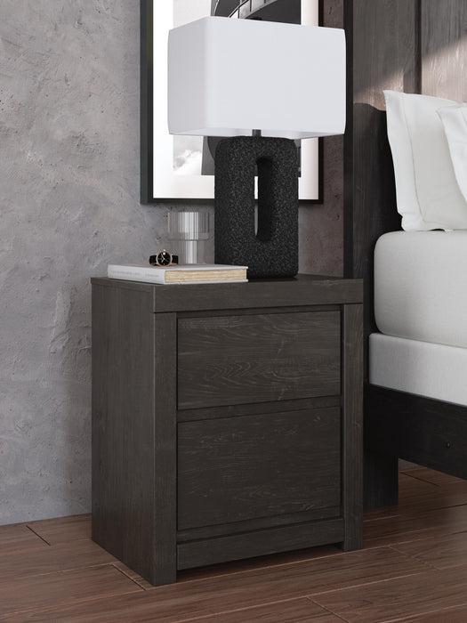 Parlayon Queen Panel Storage Bed, Dresser, Mirror, Chest and Nightstand
