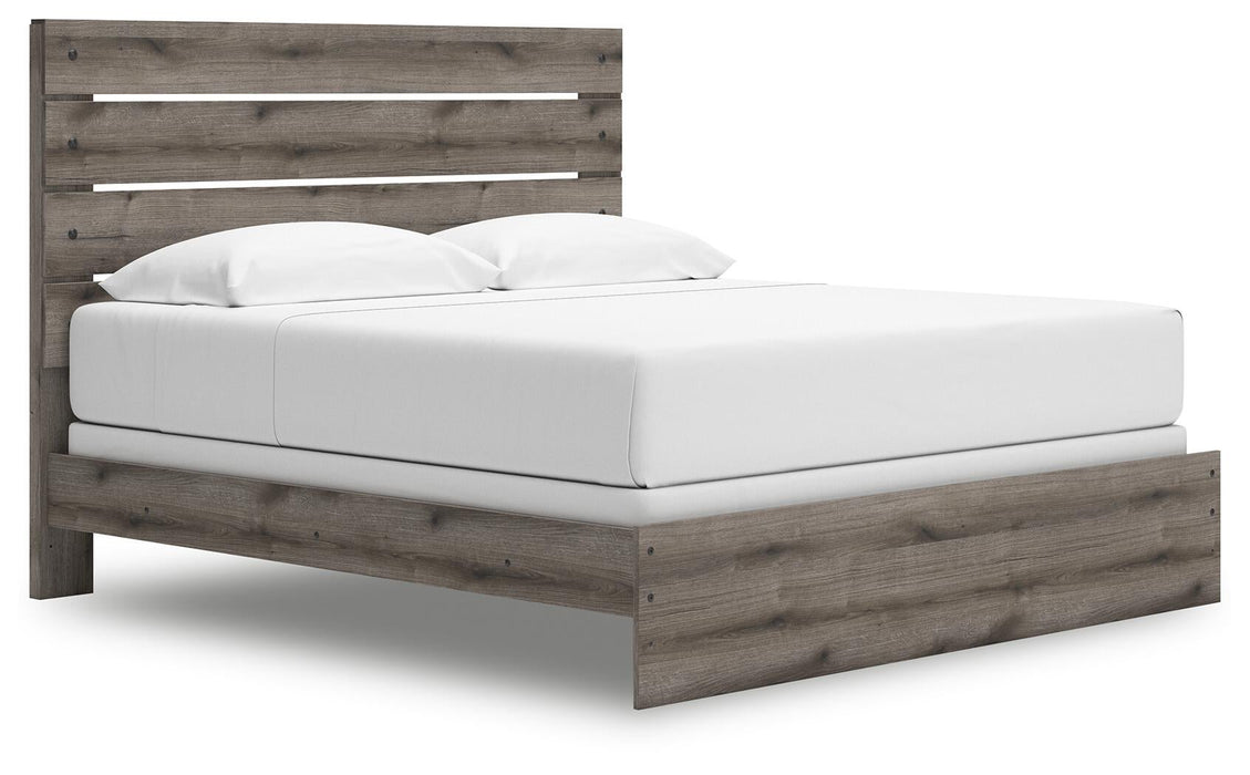 Urbanoore King Panel Bed, Dresser, Mirror and Nightstand