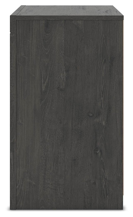 Parlayon King Panel Storage Bed, Dresser, Mirror, Chest and Nightstand