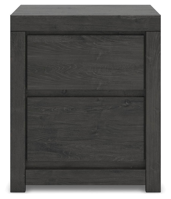 Parlayon King Panel Storage Bed, Dresser, Mirror and Nightstand