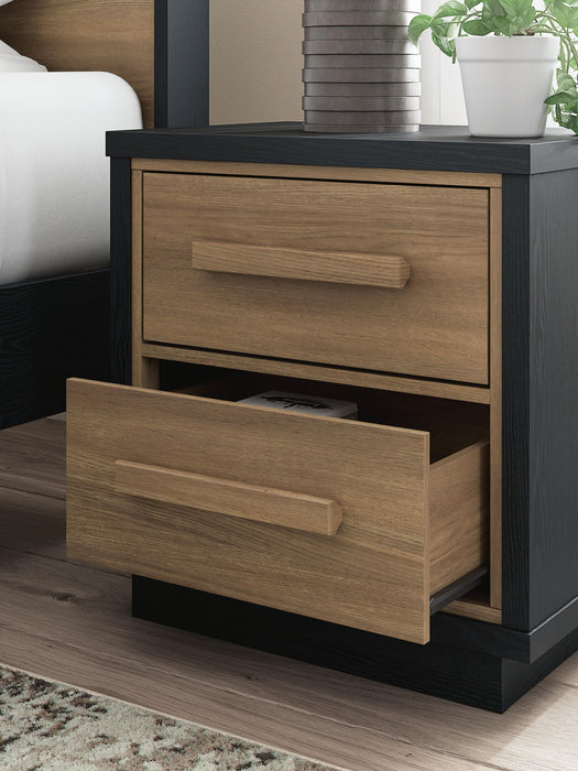 Kozmour Two Drawer Night Stand